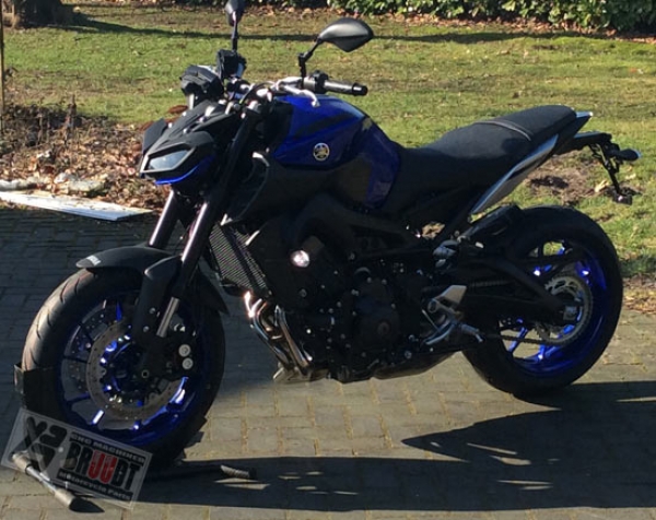 BRUUDT Kennzeichenhalter  für Yamaha MT09 2017-2020