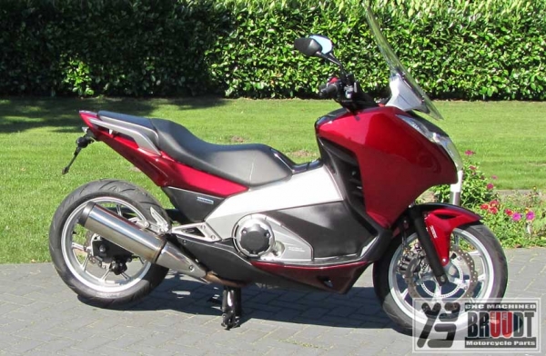 BRUUDT Kennzeichenhalter für Honda Integra 700 ab 2012 für Mini oder Original Blinker