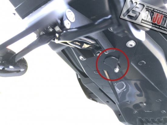 BRUUDT adjustable angle Tail Tidy for the Yamaha MT-10 up until and including year 2022