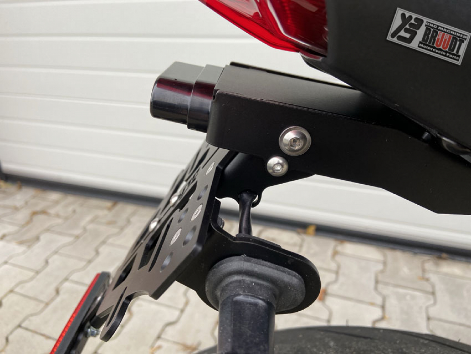 Nummernschildhalter Für Yamaha MT-09/FZ-09 2017-2020 - Aluminium Spritzschutz