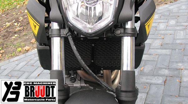 Kühlerabdeckung Schwarz/Schwarz für Yamaha MT-03  Baujahr 2006-2014