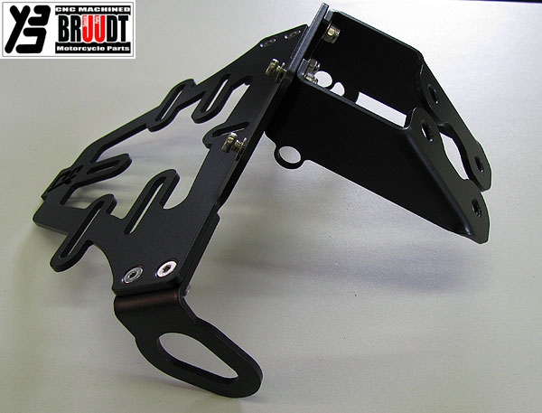 BRUUDT Kennzeichenhalter für Yamaha R1 BJ 2004-2008 Für Original Blinker und Mini Blinker.