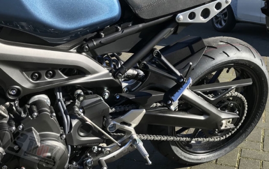 Sozius Fußrasten Tieferlegung Satz für Yamaha XSR 900 bis 2022 Sozius Fußrasten Tieferlegung Satz für Yamaha XSR 900 bis 2022