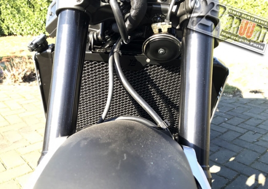 BRUUDT Kühlerabdeckung Schwarz/Schwarz für Yamaha XSR900